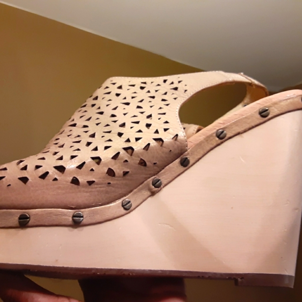 Dr. Scholl's Original Leather Platform Wedge heel.